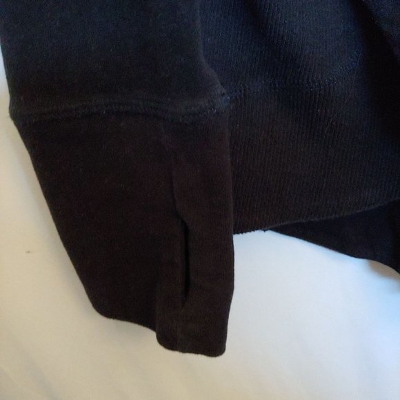 Sweaty Betty Black black long sleeve hoodie made in Italy Small - Picture 8 of 15